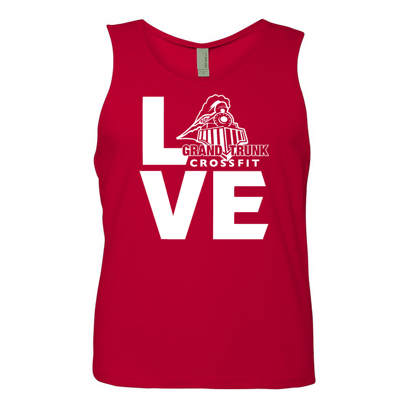Mens 2X-Large RED Tank Top