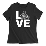 Womens 2X-Large BLACK Relaxed Jersey T-Shirt