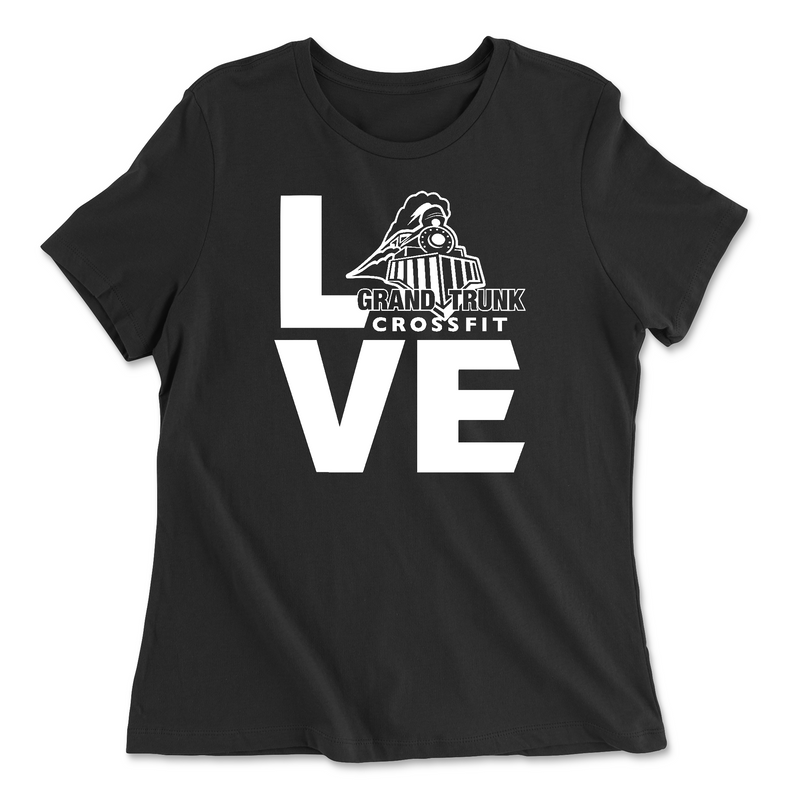 Womens 2X-Large BLACK Relaxed Jersey T-Shirt