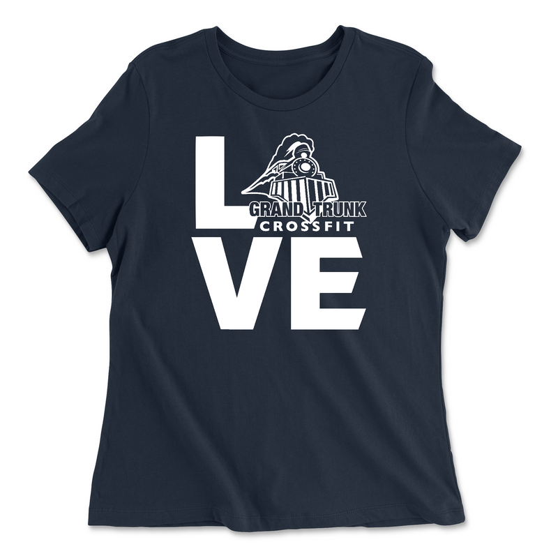 Womens 2X-Large NAVY Relaxed Jersey T-Shirt