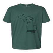 Mens 2X-Large HEATHER_FOREST_GREEN T-Shirt