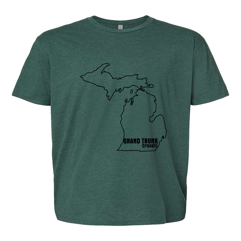 Mens 2X-Large HEATHER_FOREST_GREEN T-Shirt