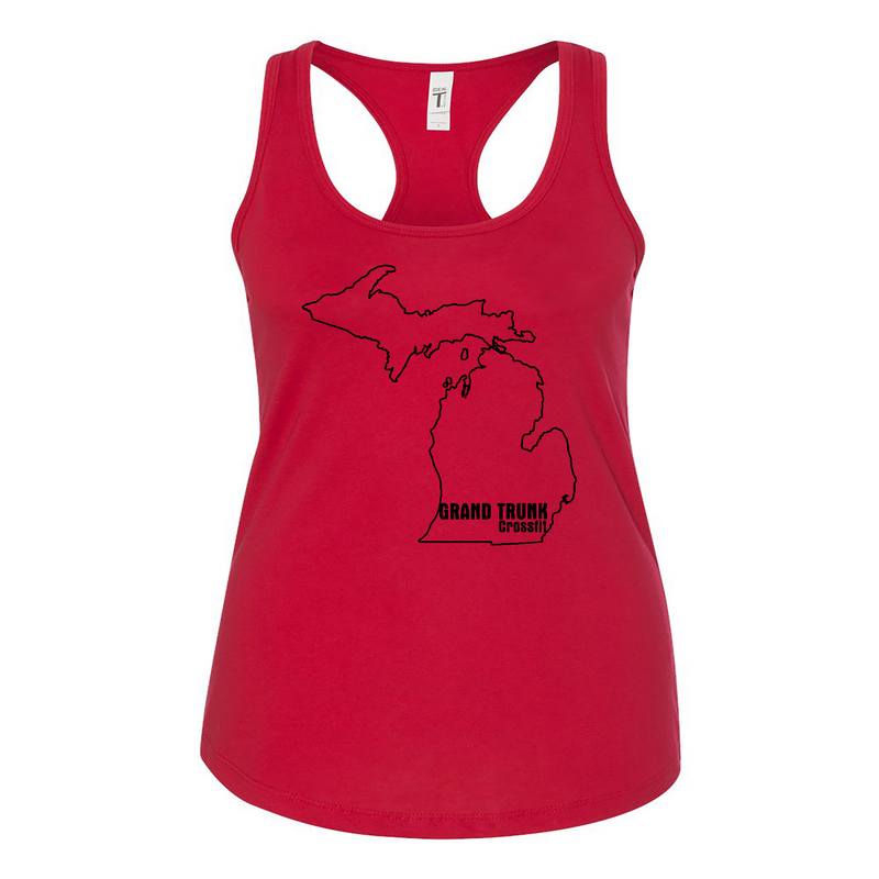 Womens 2X-Large RED Tank Top