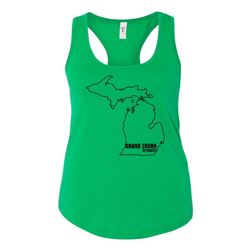 Womens 2X-Large KELLY_GREEN Tank Top