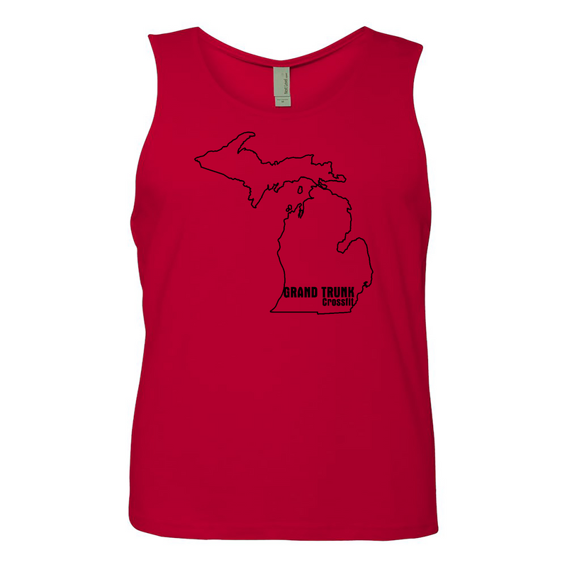 Mens 2X-Large RED Tank Top