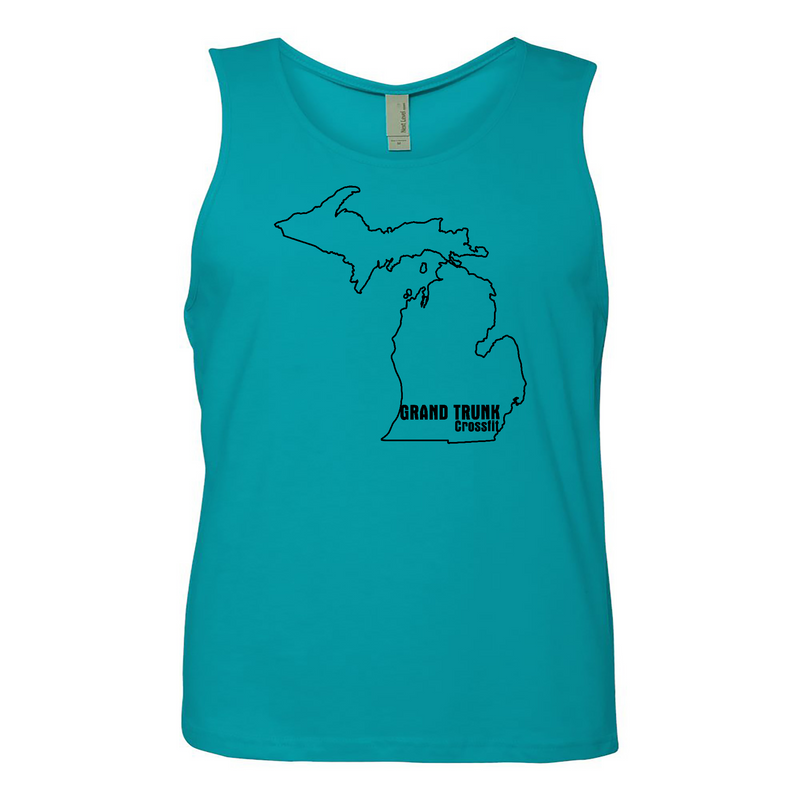 Mens 2X-Large TAHITI_BLUE Tank Top