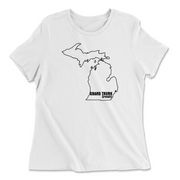 Womens 2X-Large WHITE Relaxed Jersey T-Shirt