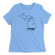 Womens 2X-Large CAROLINA_BLUE Relaxed Jersey T-Shirt