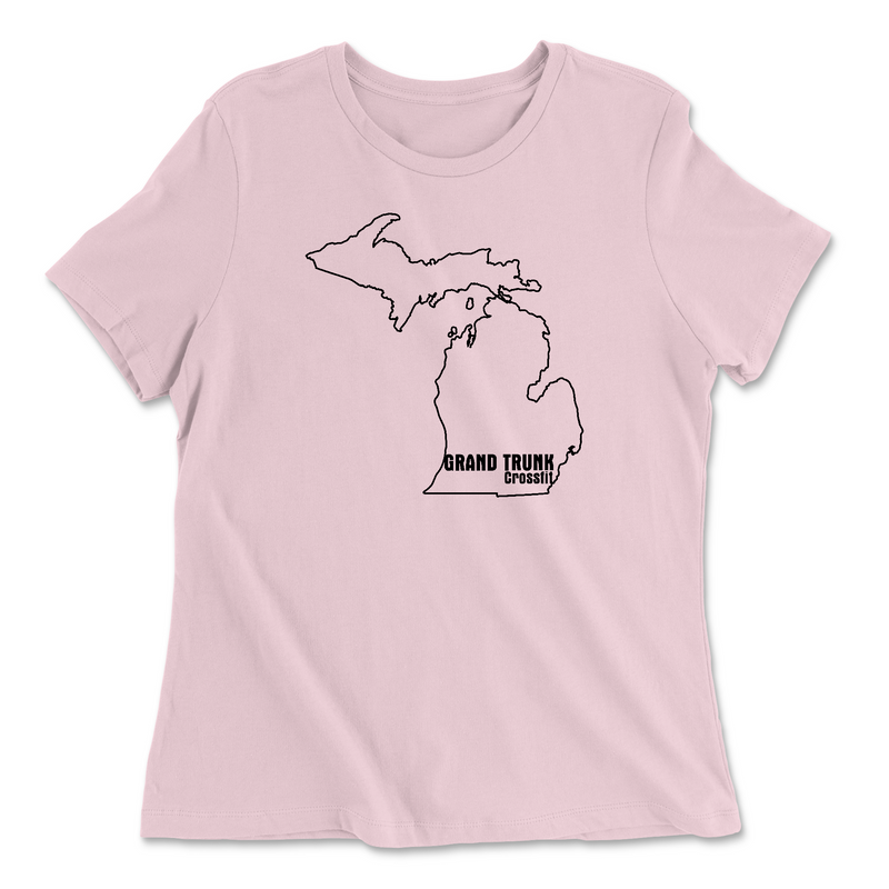 Womens 2X-Large PINK Relaxed Jersey T-Shirt