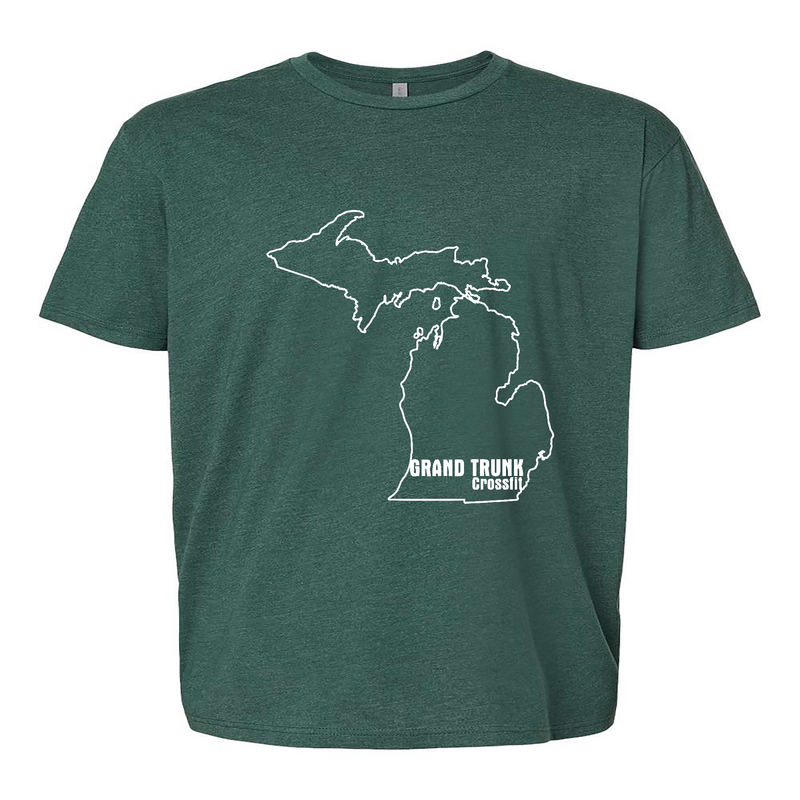 Mens 2X-Large HEATHER_FOREST_GREEN T-Shirt