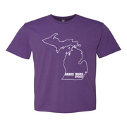 Mens 2X-Large PURPLE_RUSH T-Shirt