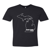 Mens 2X-Large BLACK T-Shirt