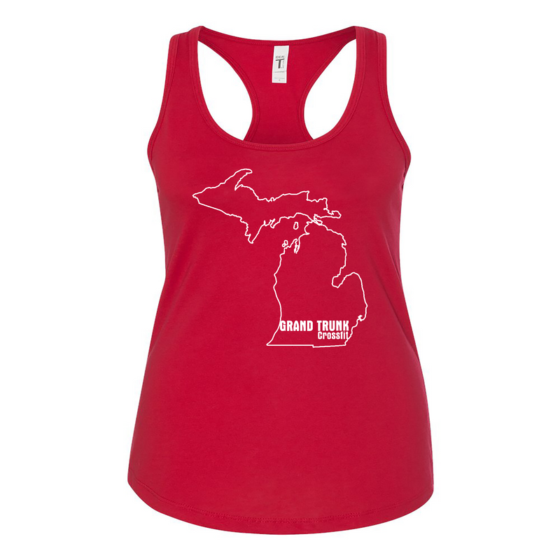 Womens 2X-Large RED Tank Top