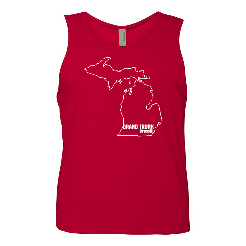 Mens 2X-Large RED Tank Top