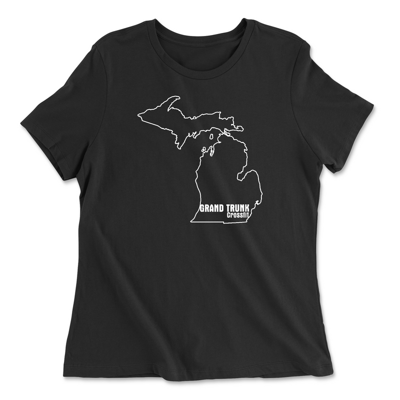 Womens 2X-Large BLACK Relaxed Jersey T-Shirt