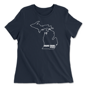 Womens 2X-Large NAVY Relaxed Jersey T-Shirt