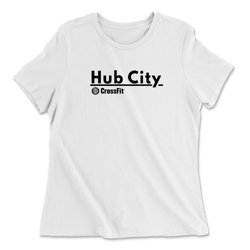 Hub City CrossFit Support Your Box Womens - Relaxed Jersey T-Shirt