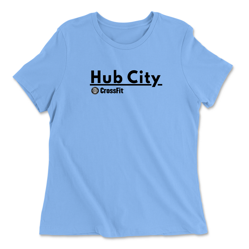 Hub City CrossFit Support Your Box Womens - Relaxed Jersey T-Shirt
