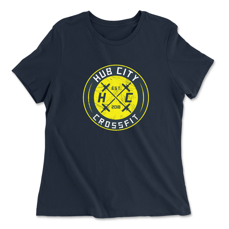 Hub City CrossFit Neon Womens - Relaxed Jersey T-Shirt