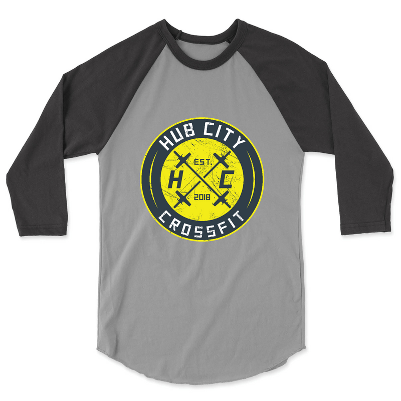 Hub City CrossFit Neon Mens - 3/4 Sleeve