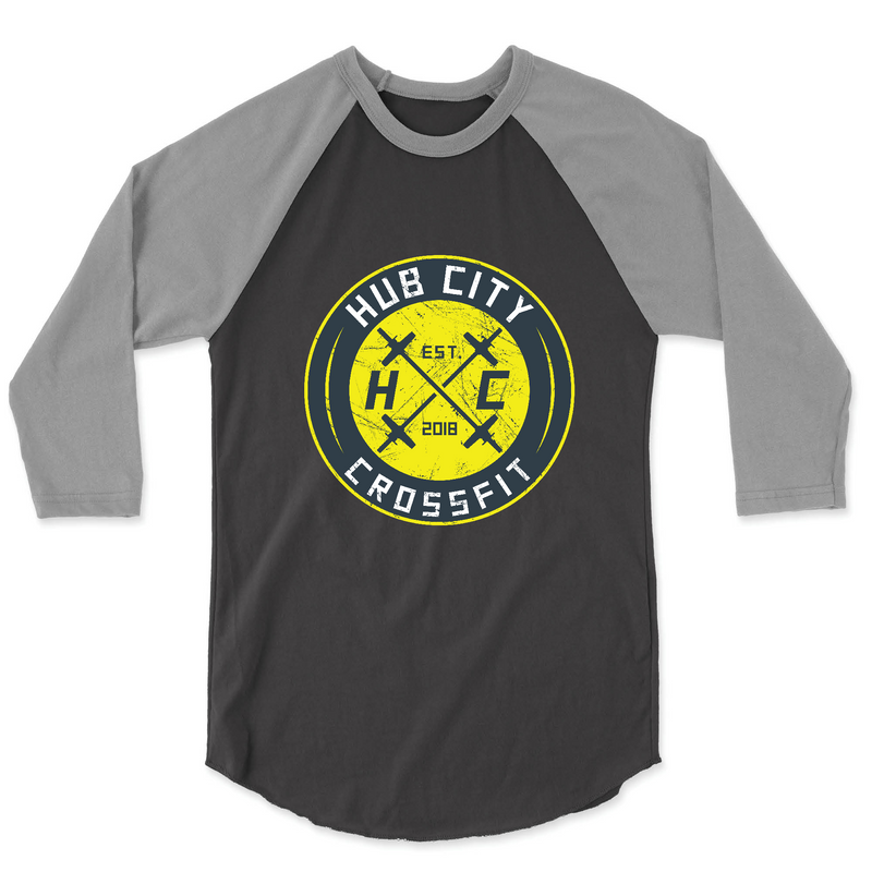 Hub City CrossFit Neon Mens - 3/4 Sleeve
