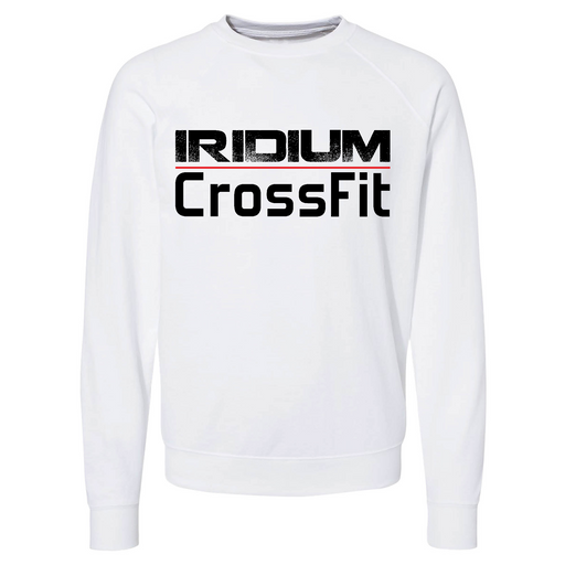 Mens 2X-Large WHITE LoopBack Terry CrewNeck
