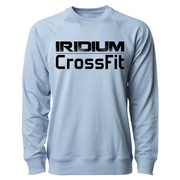 Mens 2X-Large MISTY_BLUE LoopBack Terry CrewNeck