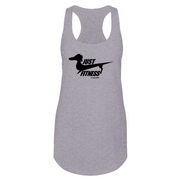 Womens 2X-Large Heather Gray Tank Top (Front Print Only)