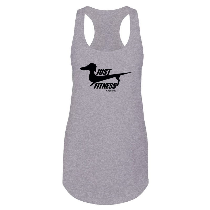 Womens 2X-Large Heather Gray Tank Top (Front Print Only)