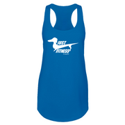 Womens 2X-Large Turquoise Tank Top (Front Print Only)