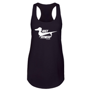 Womens 2X-Large Black Tank Top (Front Print Only)