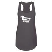 Womens 2X-Large Dark Gray Tank Top (Front Print Only)