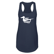 Womens 2X-Large Indigo Tank Top (Front Print Only)