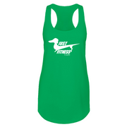 Womens 2X-Large Kelly Green Tank Top (Front Print Only)