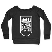 Womens 2X-Large BLACK CrewNeck