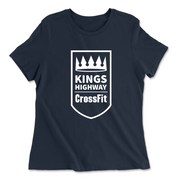 Womens 2X-Large NAVY Relaxed Jersey T-Shirt