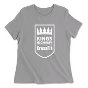 Womens 2X-Large SOLID_ATHLETIC_GREY Relaxed Jersey T-Shirt