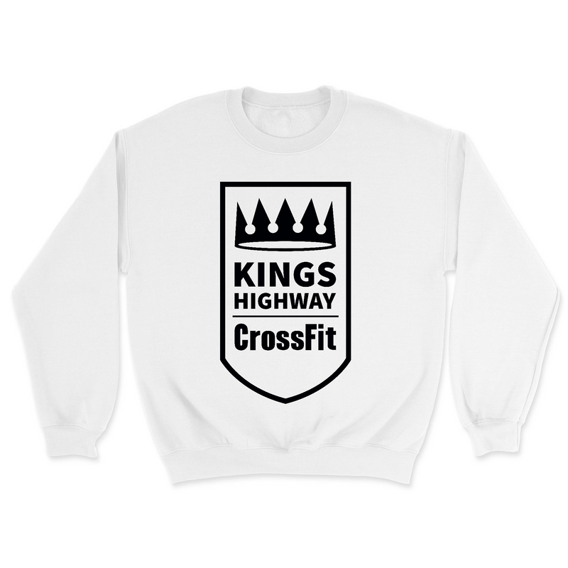 Mens 2X-Large WHITE Midweight Sweatshirt