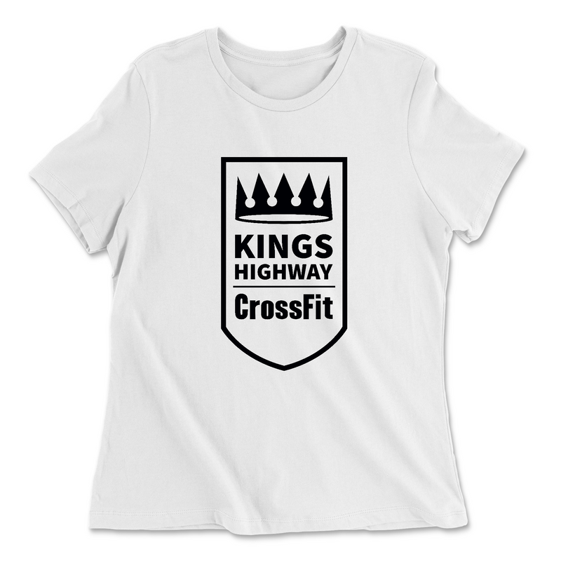 Womens 2X-Large WHITE Relaxed Jersey T-Shirt