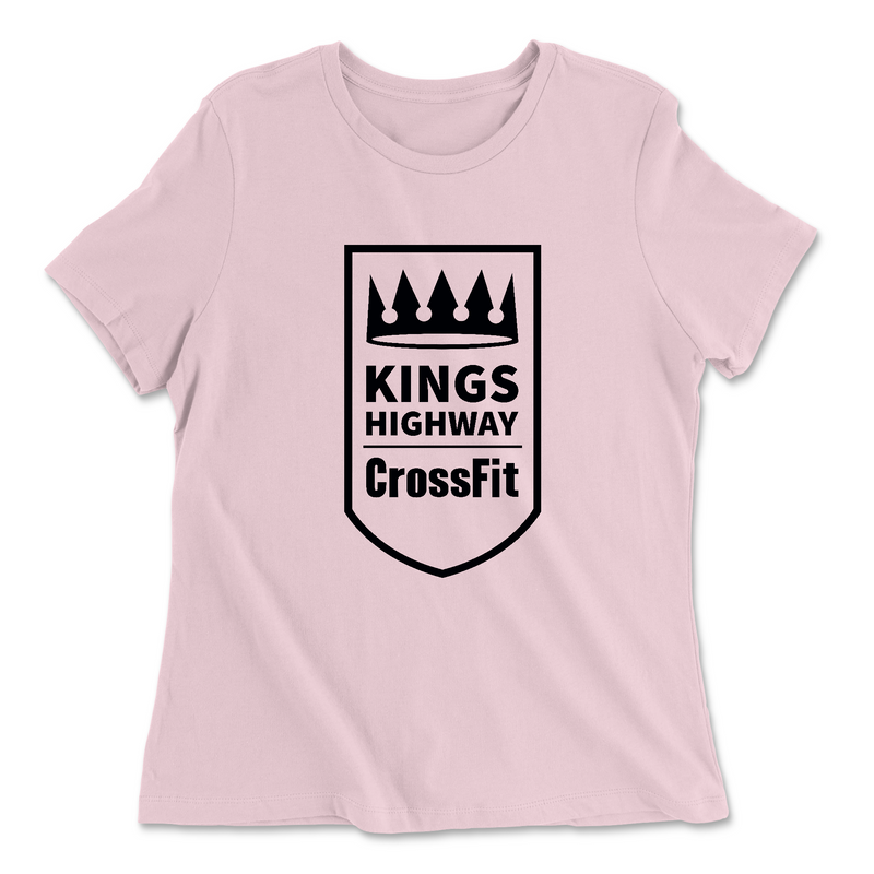 Womens 2X-Large PINK Relaxed Jersey T-Shirt
