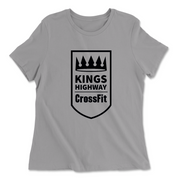 Womens 2X-Large SOLID_ATHLETIC_GREY Relaxed Jersey T-Shirt