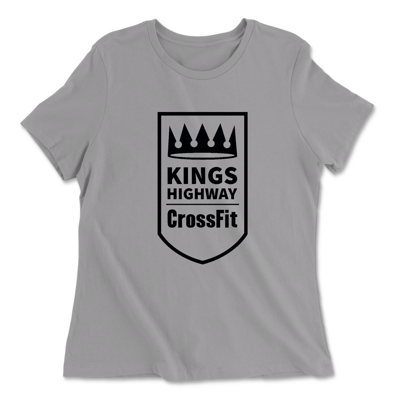 Womens 2X-Large SOLID_ATHLETIC_GREY Relaxed Jersey T-Shirt