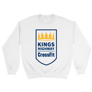 Mens 2X-Large WHITE Midweight Sweatshirt