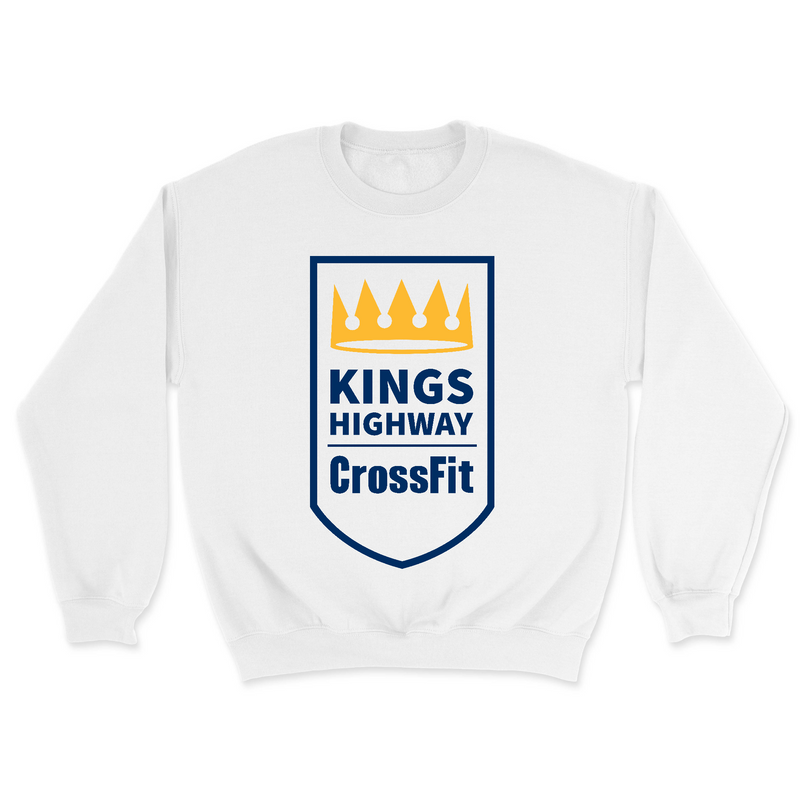 Mens 2X-Large WHITE Midweight Sweatshirt