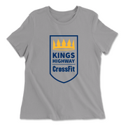 Womens 2X-Large SOLID_ATHLETIC_GREY Relaxed Jersey T-Shirt