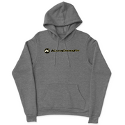 Mens 2X-Large GUNMETAL_HEATHER Hooded T-Shirt
