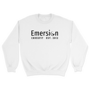 Mens 2X-Large WHITE Midweight Sweatshirt