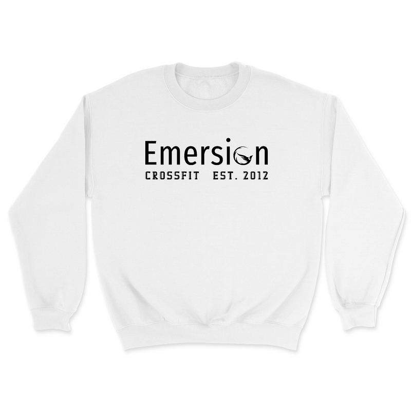 Mens 2X-Large WHITE Midweight Sweatshirt