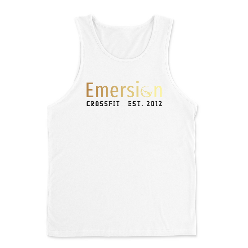 Mens 2X-Large WHITE Tank Top