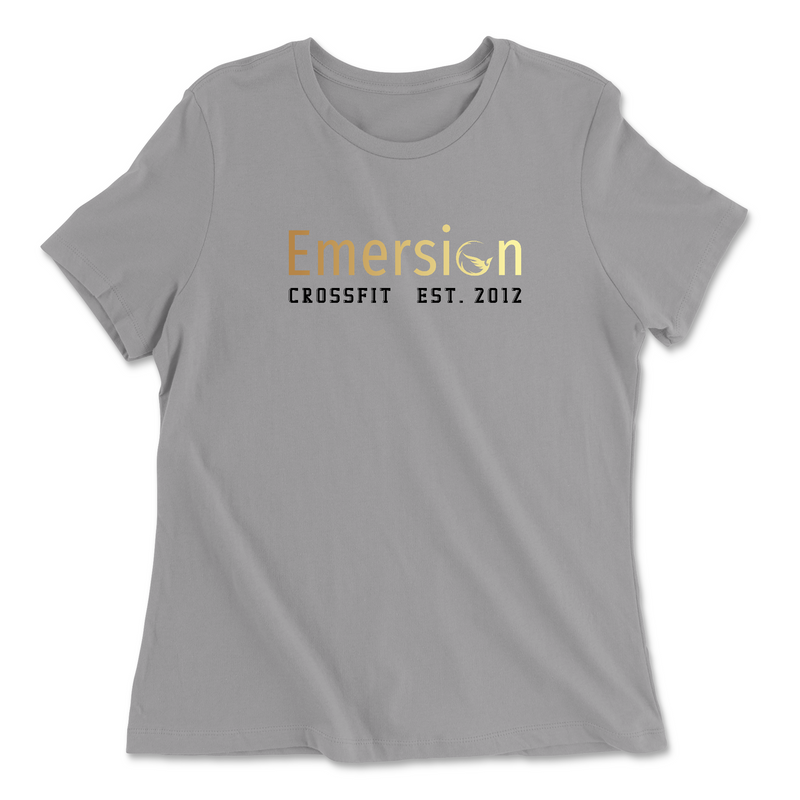 Womens 2X-Large SOLID_ATHETIC_GREY Relaxed Jersey T-Shirt